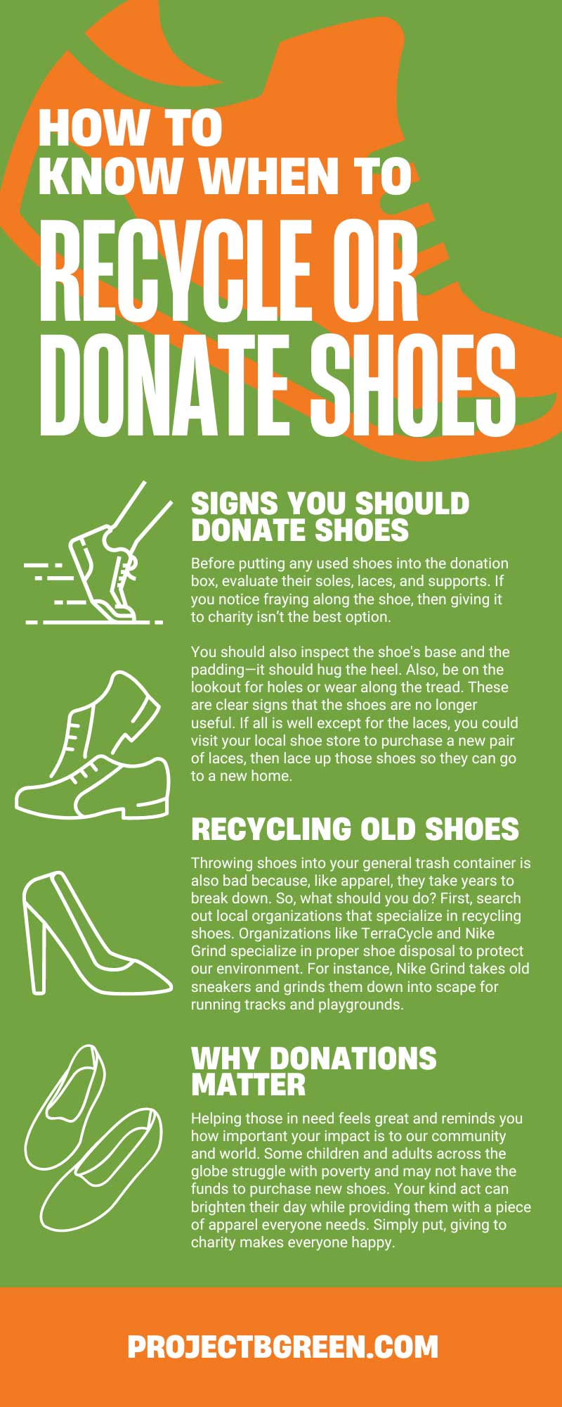 How To Know When To Recycle or Donate Shoes